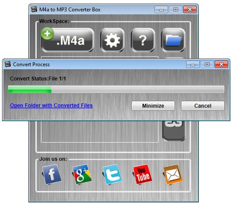 M4a to Mp3 Converter Box 1.5.0