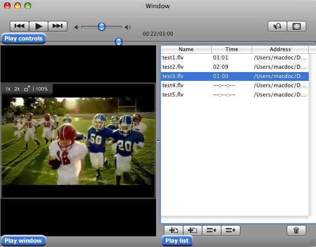Mac FLV Player For Free 1.0