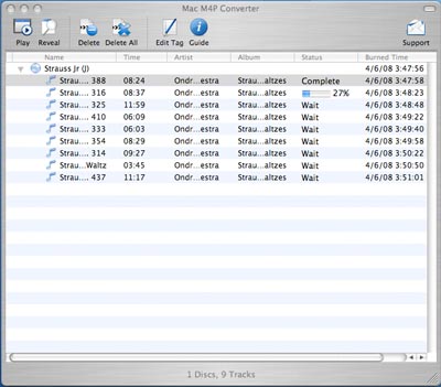 MAC M4P Converter for iTunes 4.1.5