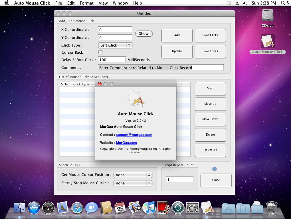 Mac MurGaa Auto Mouse Click 1.0