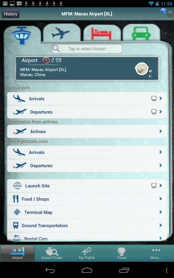 Macau Airport + Flight Tracker 1.4