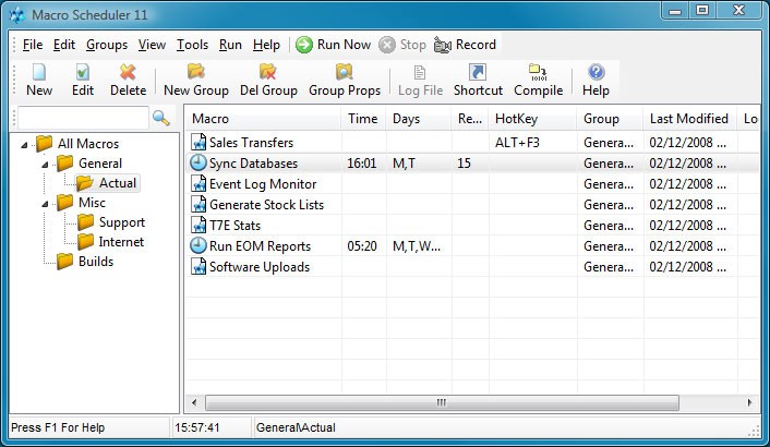 Macro Scheduler Automation Tool 14.1.02