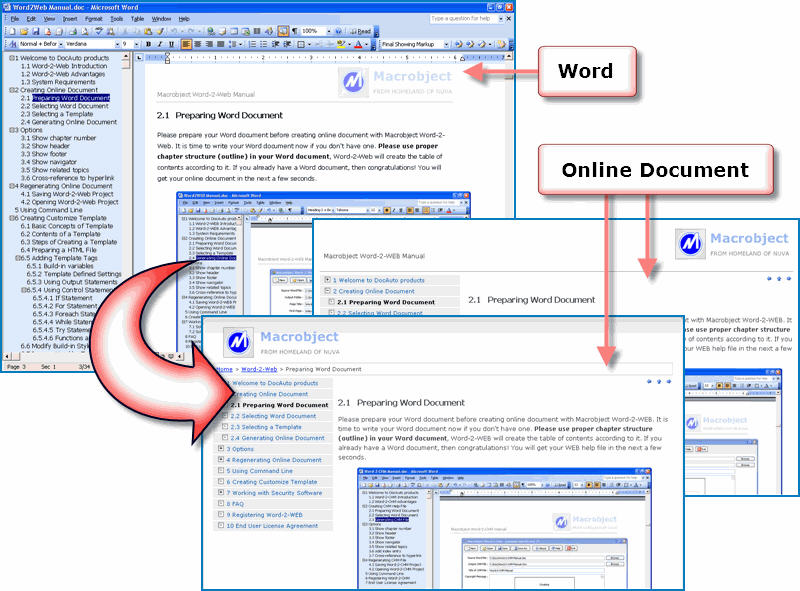 Macrobject Word-2-Web 2007 Professional 2007.13.609.460