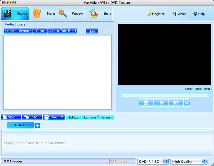 MacVideo AVI to DVD Creator 2.8.0.30