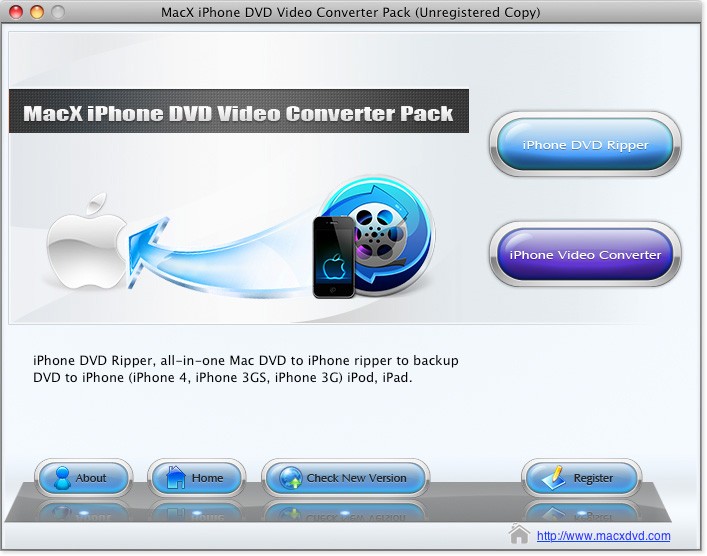 MacX iPhone DVD Video Converter Pack 4.1.2