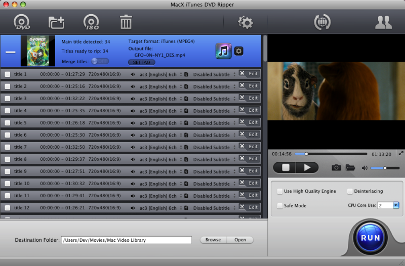 MacX iTunes DVD Ripper 4.0.4
