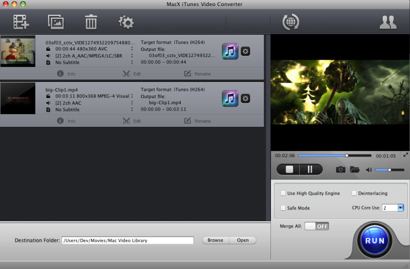 MacX iTunes Video Converter 5.0.3