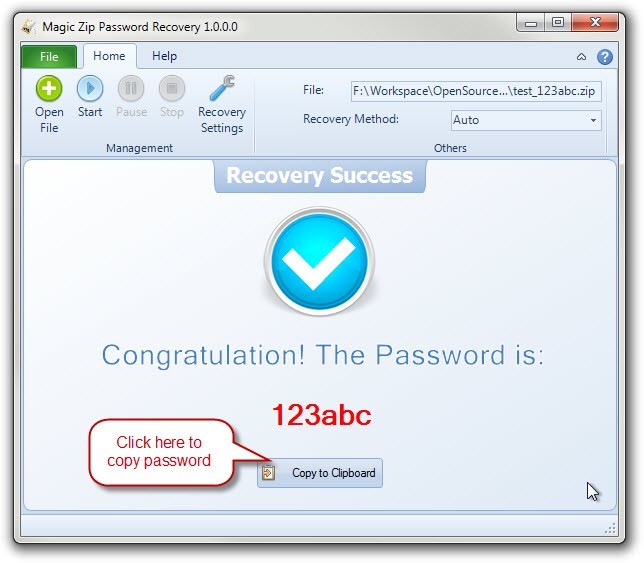 Magic Zip Password Recovery 2.0.0