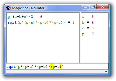 MagicPlot Calculator for Mac OS X 1.1