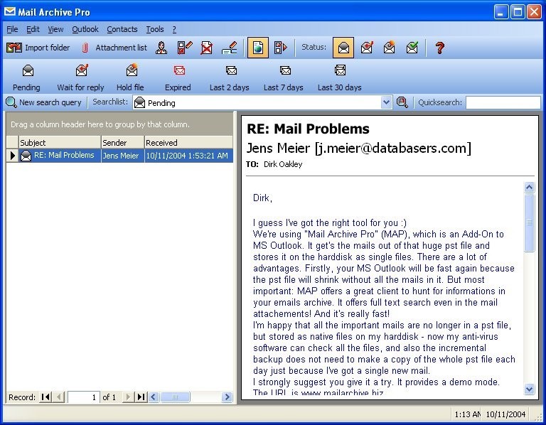 Mail Archive Pro 1.6