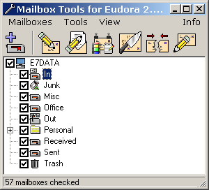 Mailbox Tools for Eudora 3.5.0.1