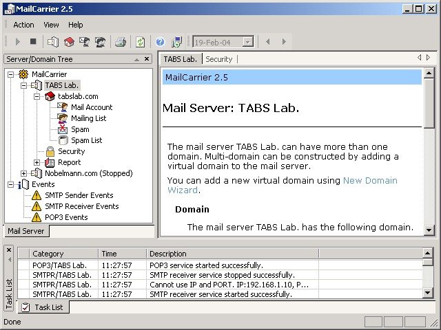 MailCarrier Mail Server 2.1
