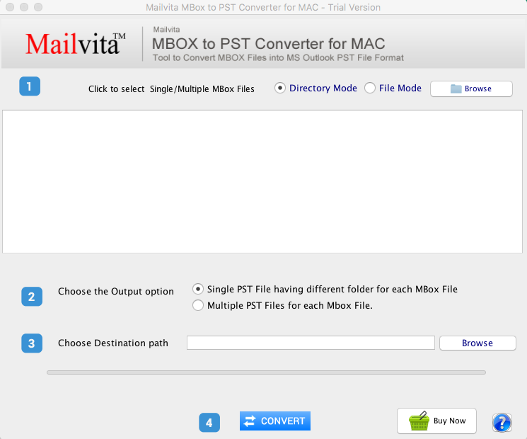MailVita MBOX to PST Converter for Mac 1.0