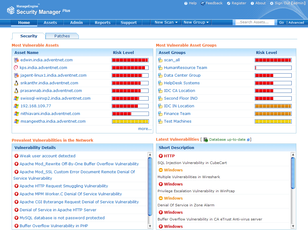 ManageEngine Security Manager Plus 5
