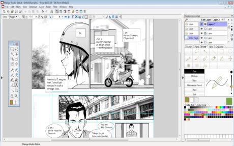 Manga Studio Debut Windows 4.0