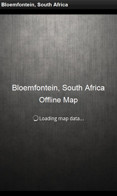 Map Bloemfontein, South Africa 1.2