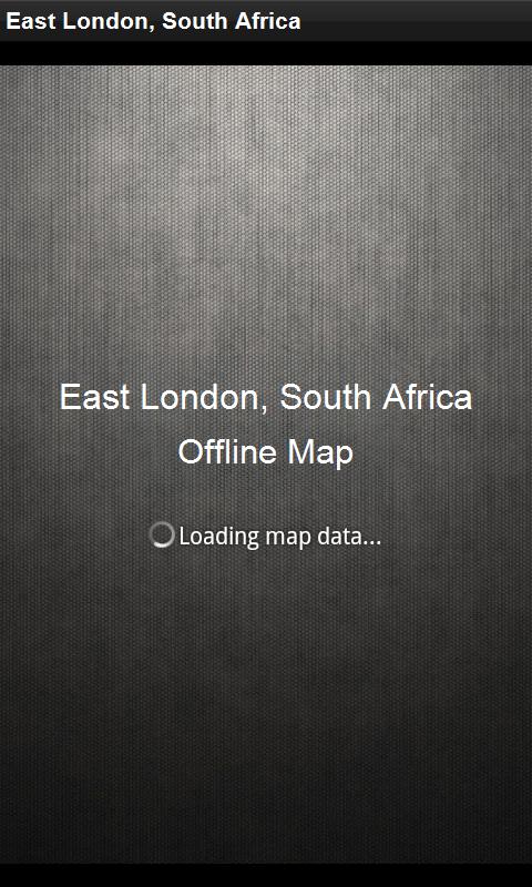 Map East London, South Africa 1.2