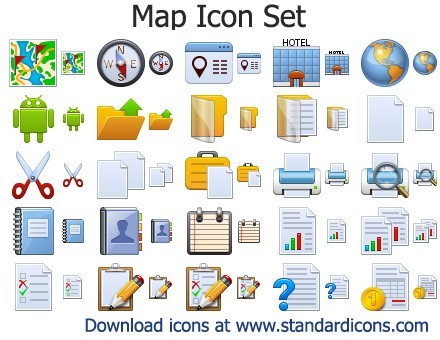 Map Icon Set 2012.1