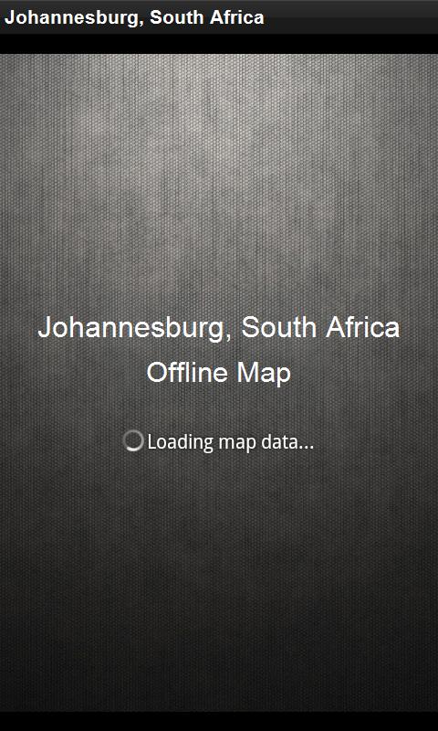Map Johannesburg, South Africa 1.2