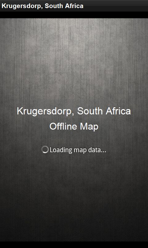 Map Krugersdorp, South Africa 1.2