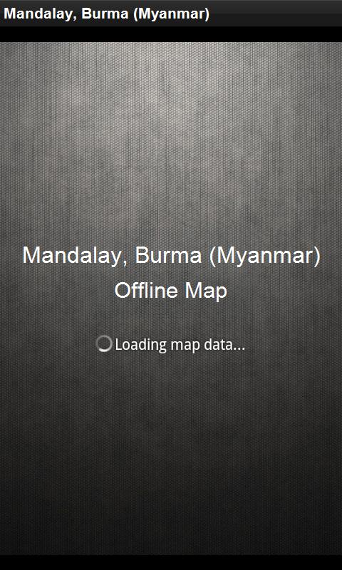 Map Mandalay, Burma (Myanmar) 1.2