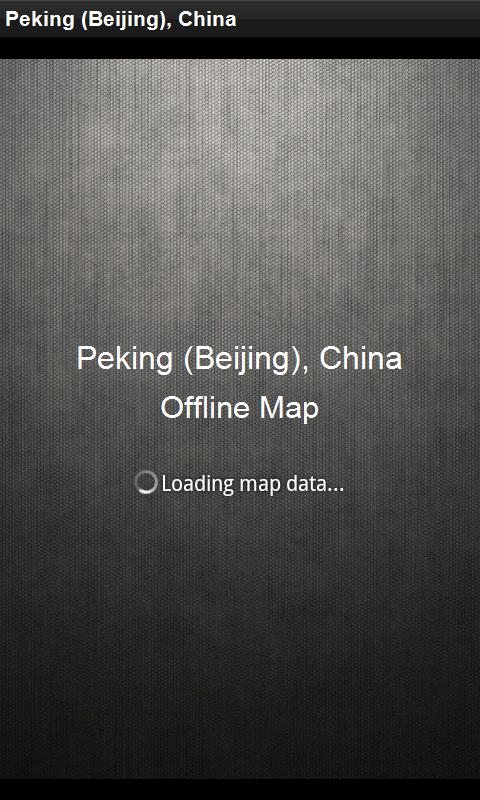 Map Peking (Beijing), China 1.2