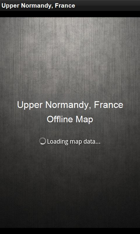 Map Upper Normandy, France 1.0