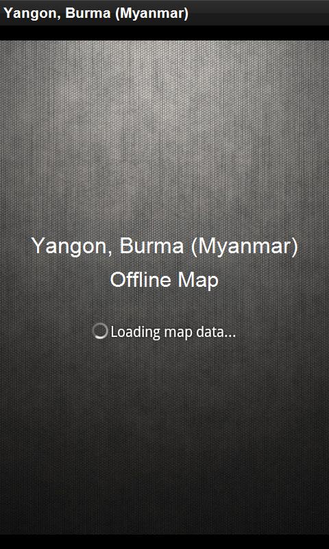 Map Yangon, Burma (Myanmar) 1.2