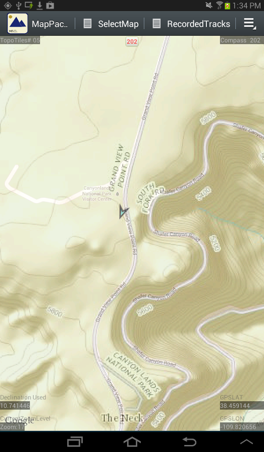 MapPack-GPS CanyonLands Topo 1.5