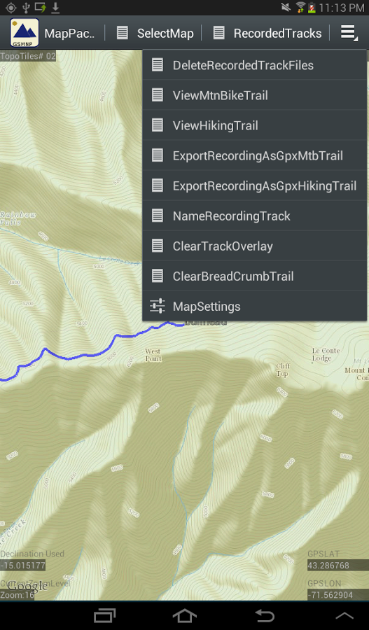 MapPack-GPS Smokey Mtn Topo 1.4