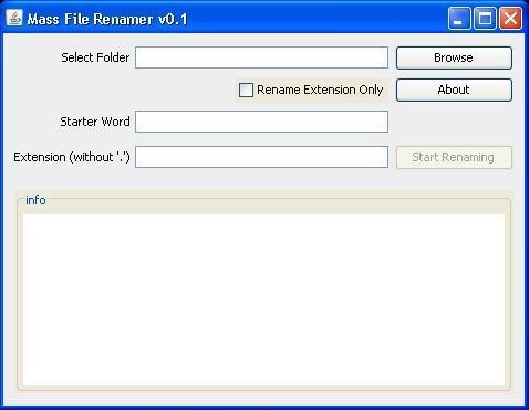 Mass File Renamer 0.3