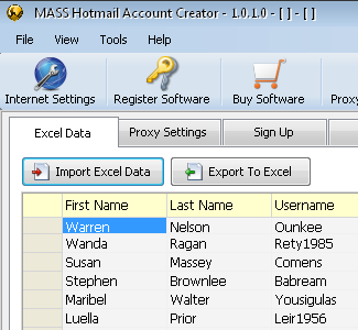 MASS Hotmail Account Creator 1.0.51