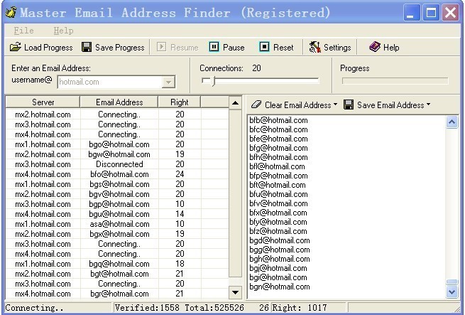 Master Email Address Finder 2.23