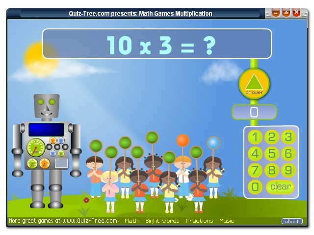 Math Games Multiplication 1.1