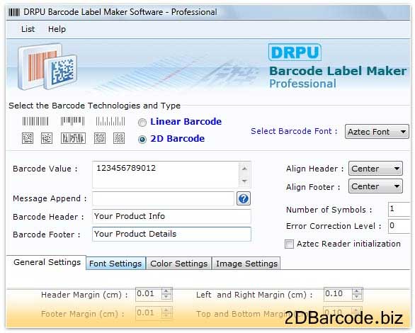 MaxiCode Barcode Font Generator 7.3.0.1