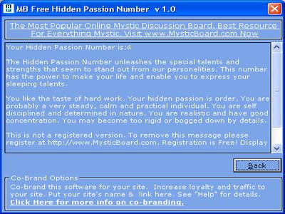 MB Free Hidden Passion Number 1.25
