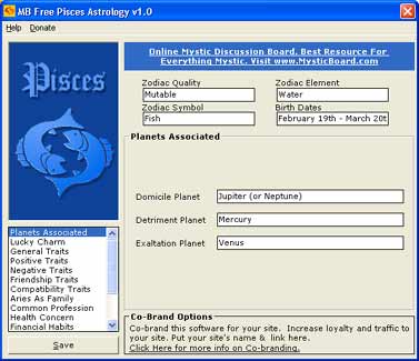 MB Free Pisces Astrology 1.50