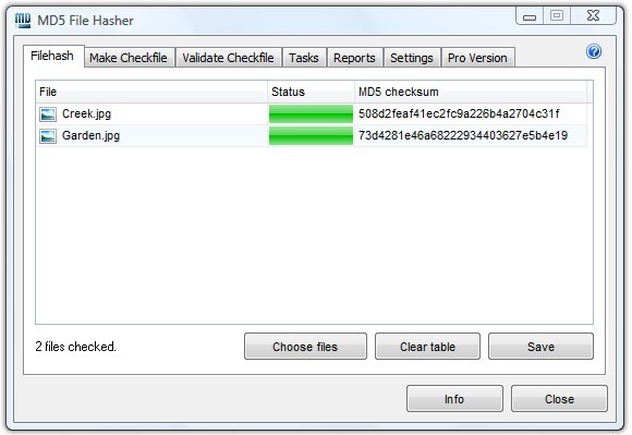 MD5 File Hasher 1.3