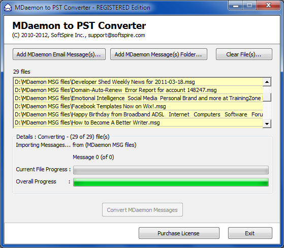 MDaemon to PST Converter 1.2