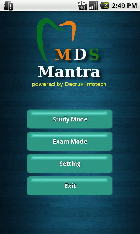 MDS Mantra - NEET Examination 1.0