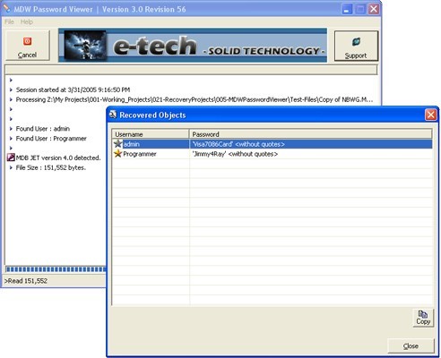 MDWRecovery / Simply Accounting Password Recovery 3.0