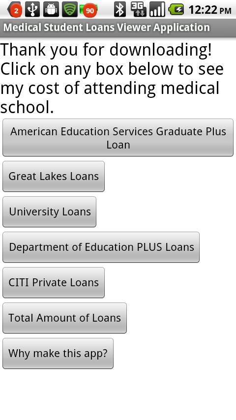 Med School Loan Viewing App 1k 1.0