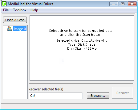 MediaHeal for Virtual Drives 1.5.18402.1
