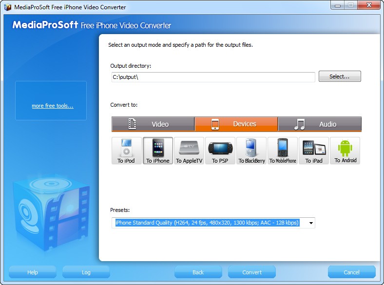 MediaProSoft Free iPhone Video Converter 6.4.2
