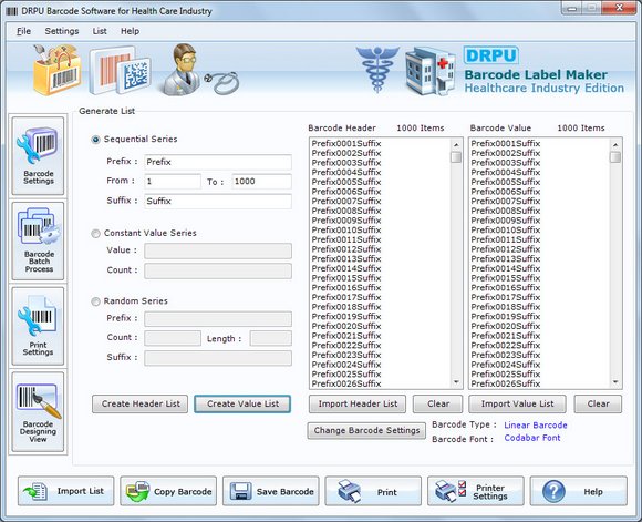 Medical Barcode Maker 7.3.0.1