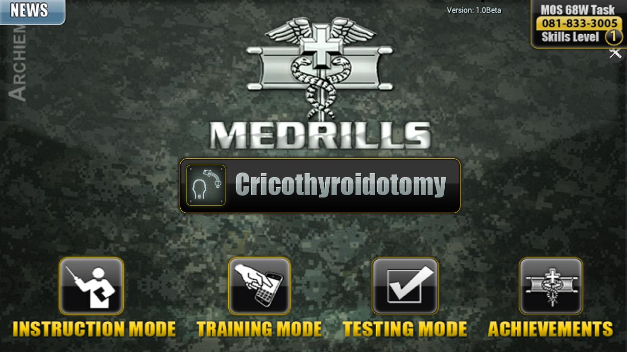 Medrills: Army Crico 1.30e
