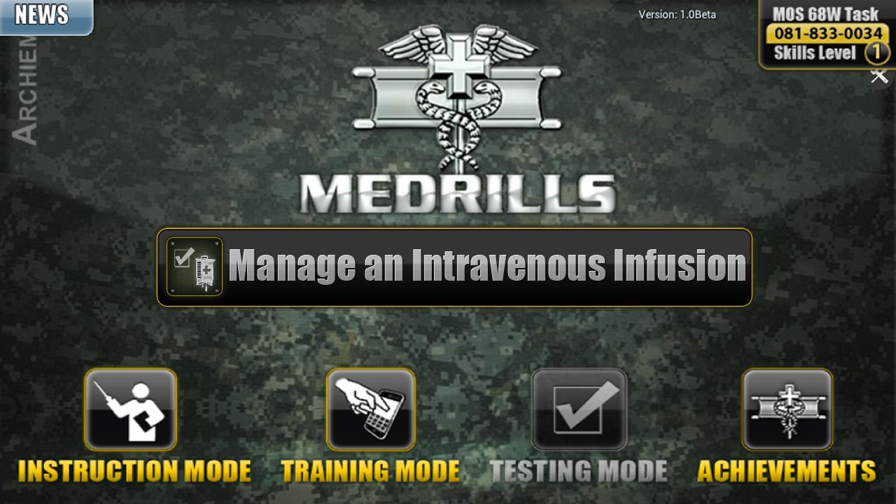 Medrills: Army Manage IV 1.30e