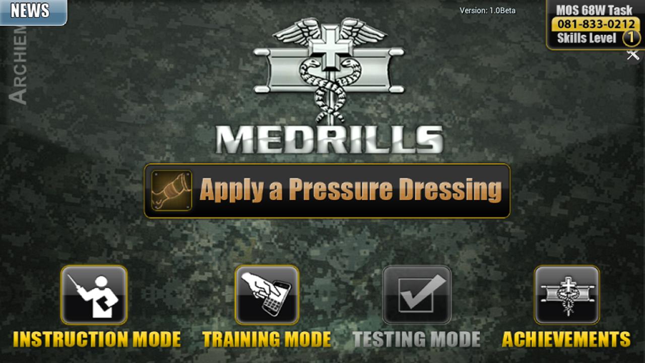 Medrills: Army Pressure Dress 1.30e