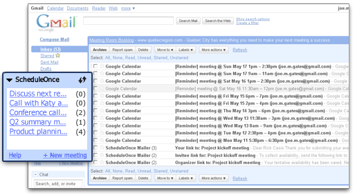 Meeting Scheduler for Gmail 1.1