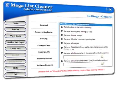 Mega List Cleaner 1.0